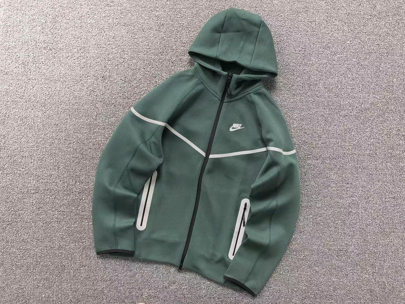 Conjunto Nike Tech Fleece - Verde (Refletiva)