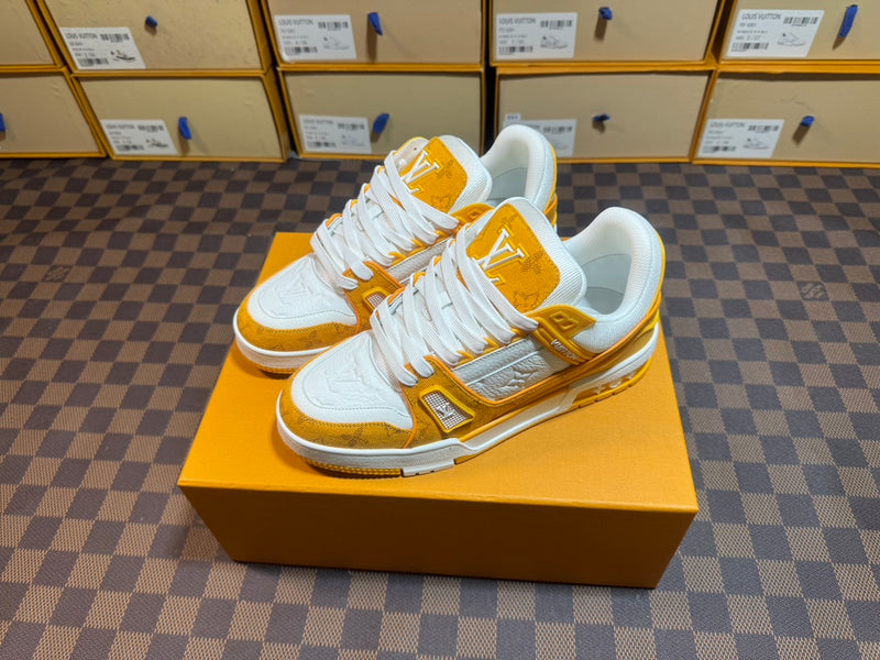 Louis Vuitton LV Trainer Low "White Yellow"