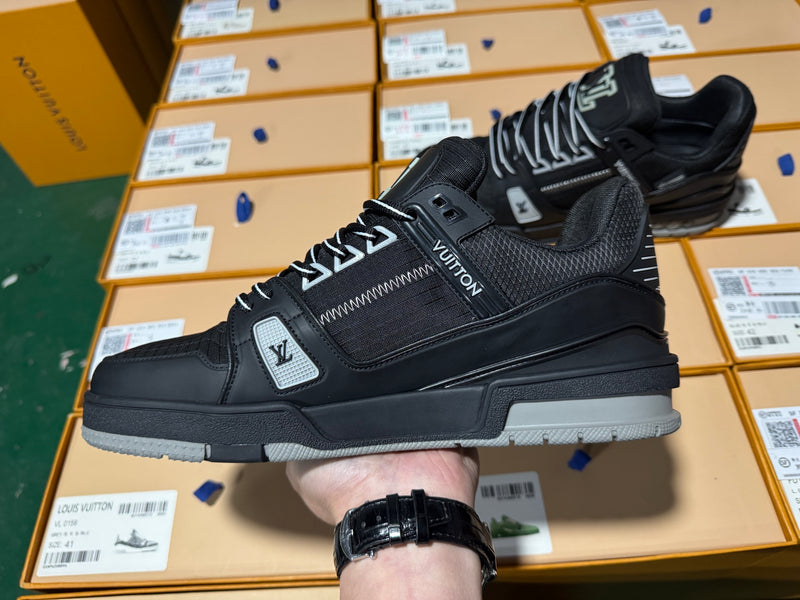 Louis Vuitton LV Trainer Low "Black Grey"