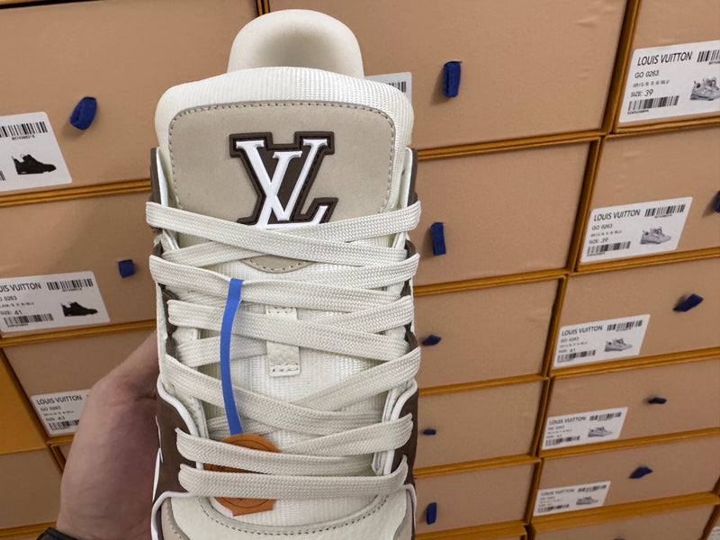Louis Vuitton LV Trainer Low "Beige Brown"