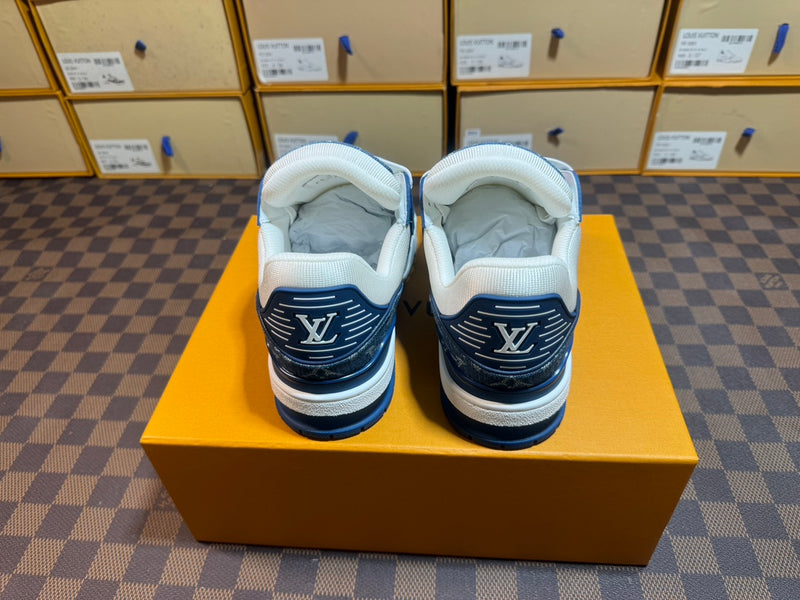 Louis Vuitton LV Trainer Low "Denim White Blue"