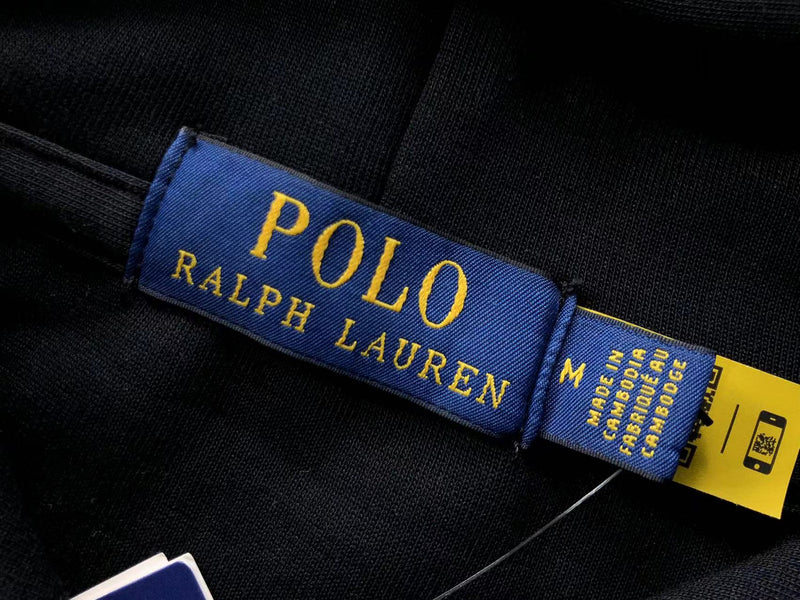 Blusa Ralph Lauren de Moletom Com Zíper