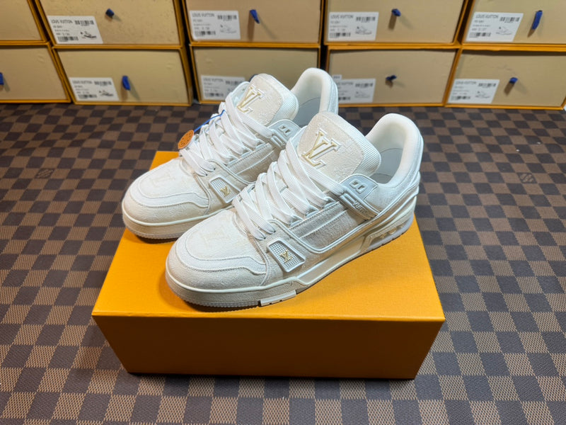 Louis Vuitton LV Trainer Low "Denim Beige"