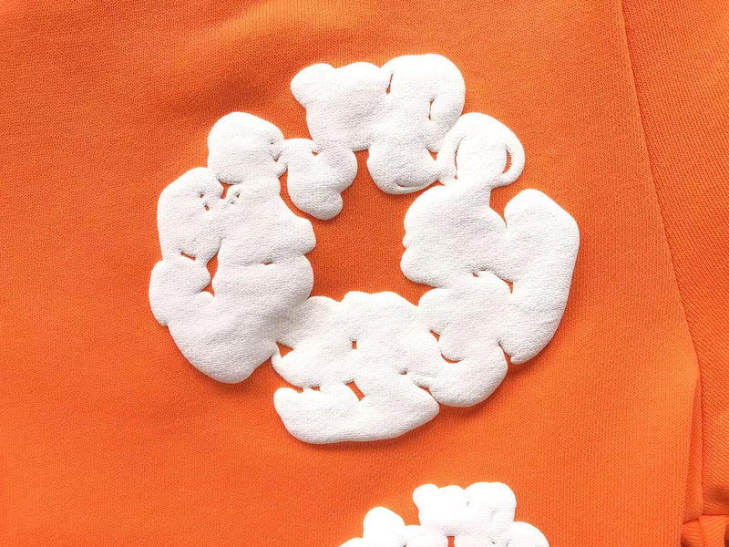 Conjunto Denim Tears Cotton Wreath com Short - Laranja