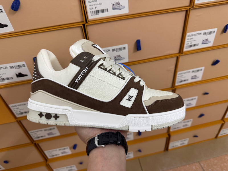 Louis Vuitton LV Trainer Low "Beige Brown"