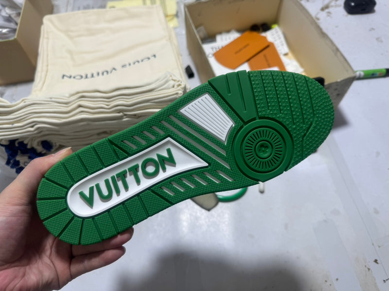 Louis Vuitton LV Trainer Low "Monogram Black Green"