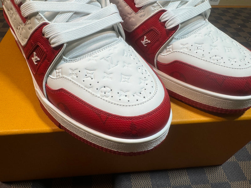 Louis Vuitton LV Trainer Low "Red White"
