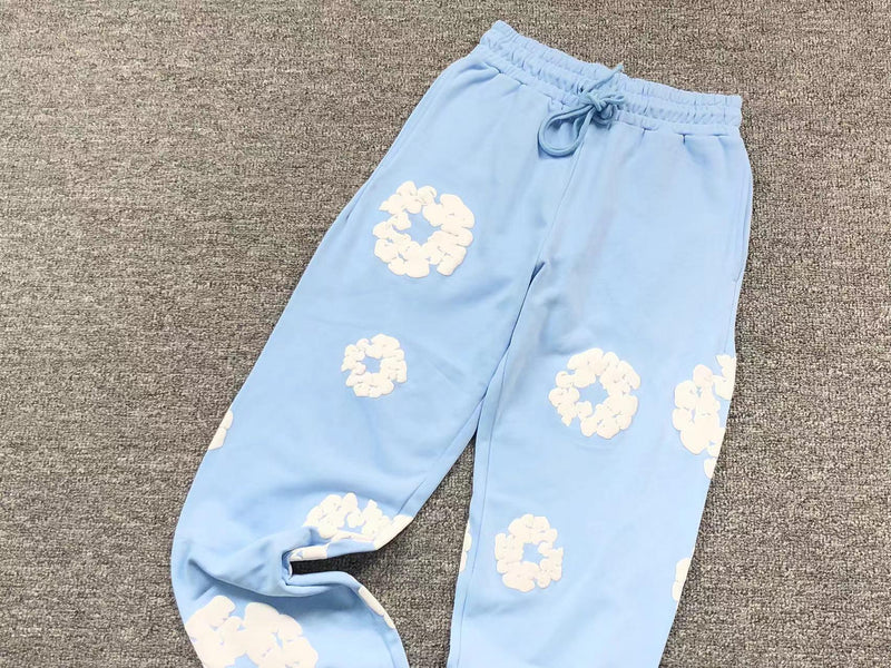 Conjunto Denim Tears Cotton Wreath com Calça - Azul Claro
