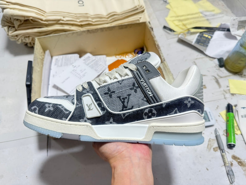 Louis Vuitton LV Trainer Low "Monogram Denim Grey"