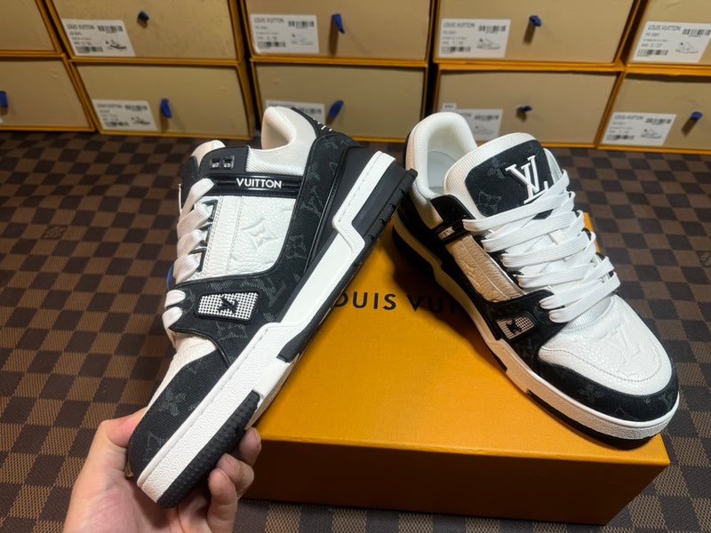 Louis Vuitton LV Trainer Low "Denim Noir"
