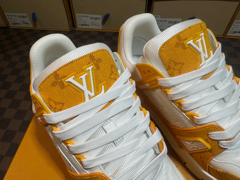 Louis Vuitton LV Trainer Low "White Yellow"