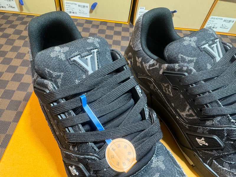 Louis Vuitton LV Trainer Low "Monogram Denim Black Grey"
