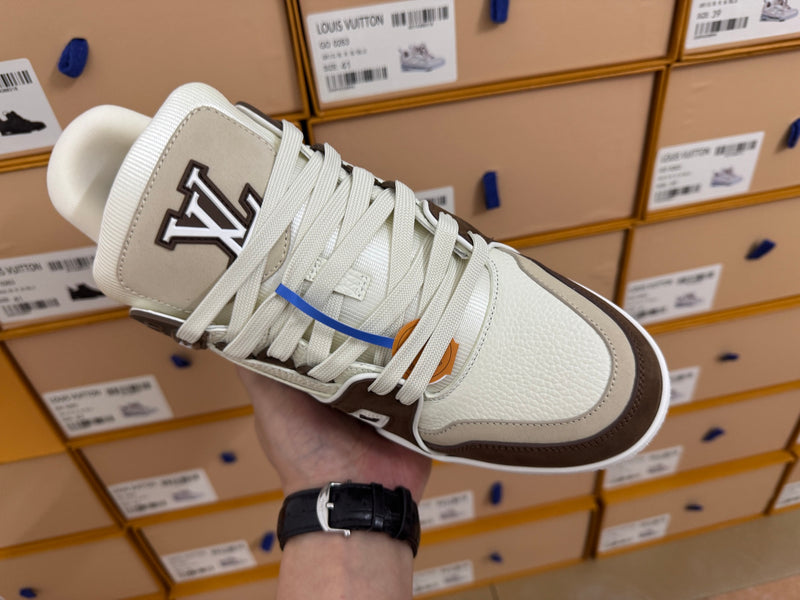 Louis Vuitton LV Trainer Low "Beige Brown"