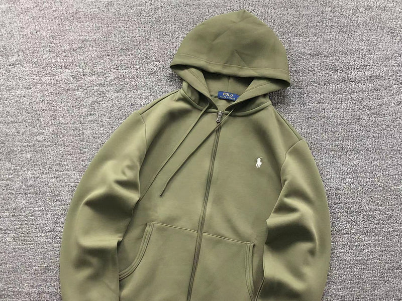 Blusa Ralph Lauren de Moletom Com Zíper