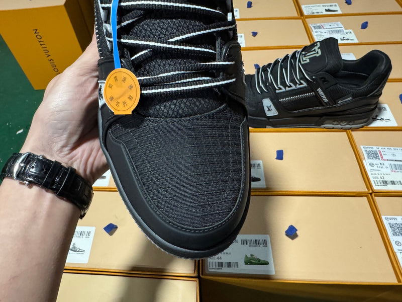 Louis Vuitton LV Trainer Low "Black Grey"
