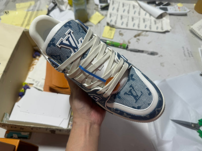 Louis Vuitton LV Trainer Low "Monogram Denim Blue"