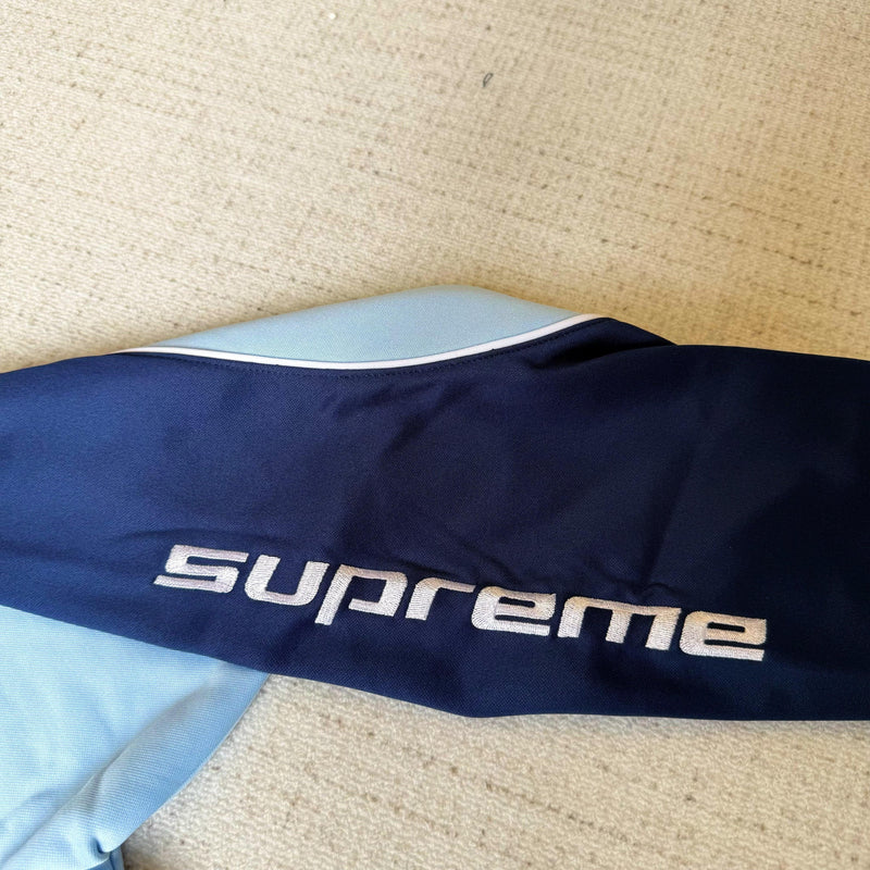 Conjunto Supreme x Jordan Tricot Track Blue