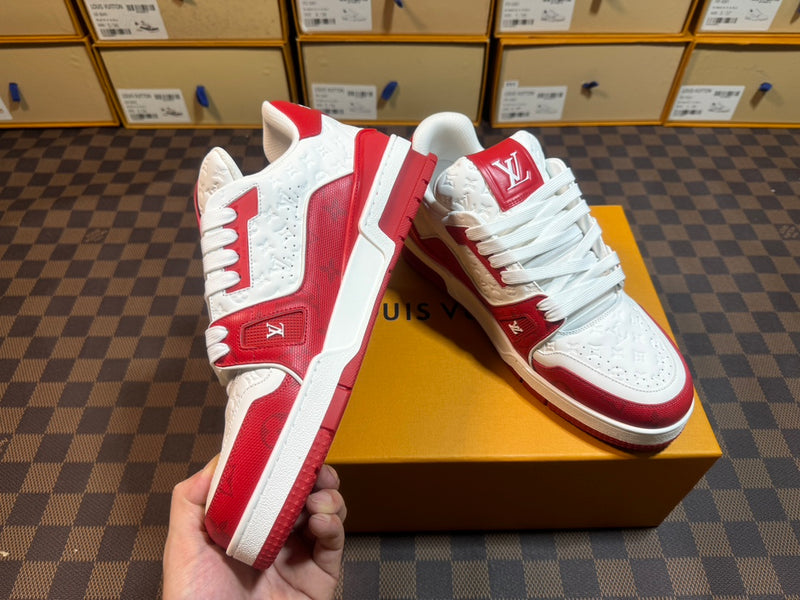 Louis Vuitton LV Trainer Low "Red White"