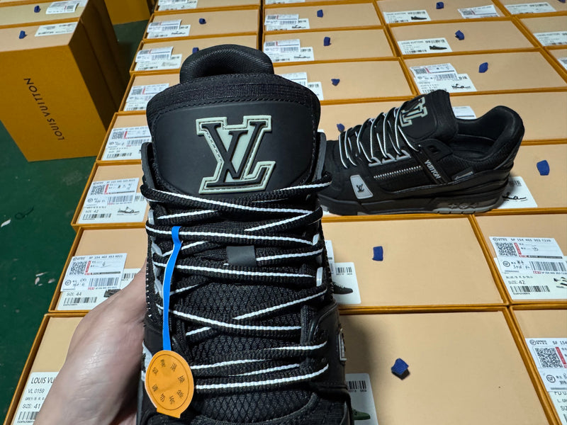 Louis Vuitton LV Trainer Low "Black Grey"