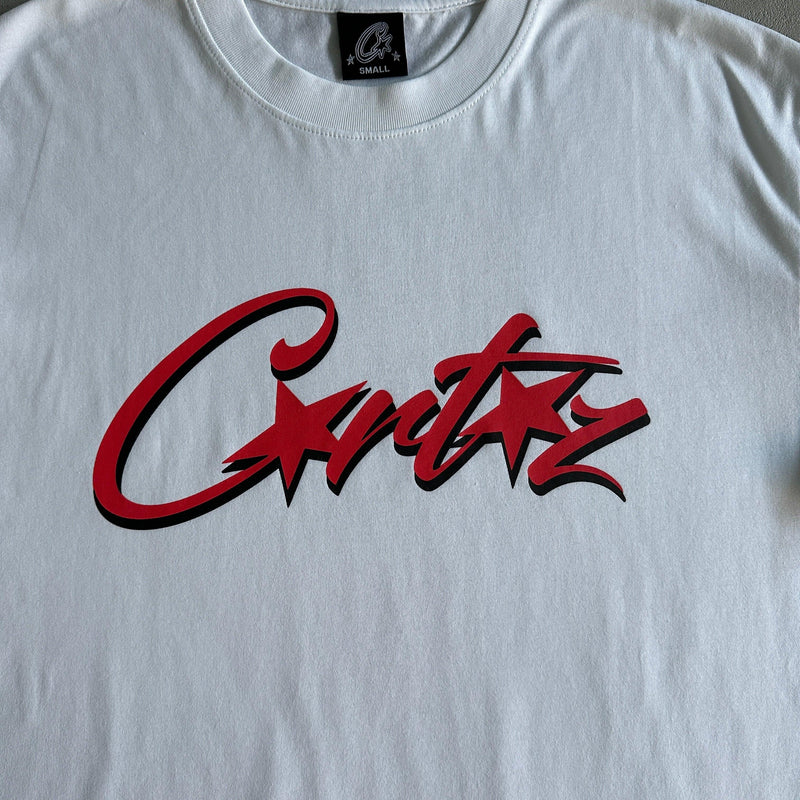 Camiseta Corteiz C Star Red and White