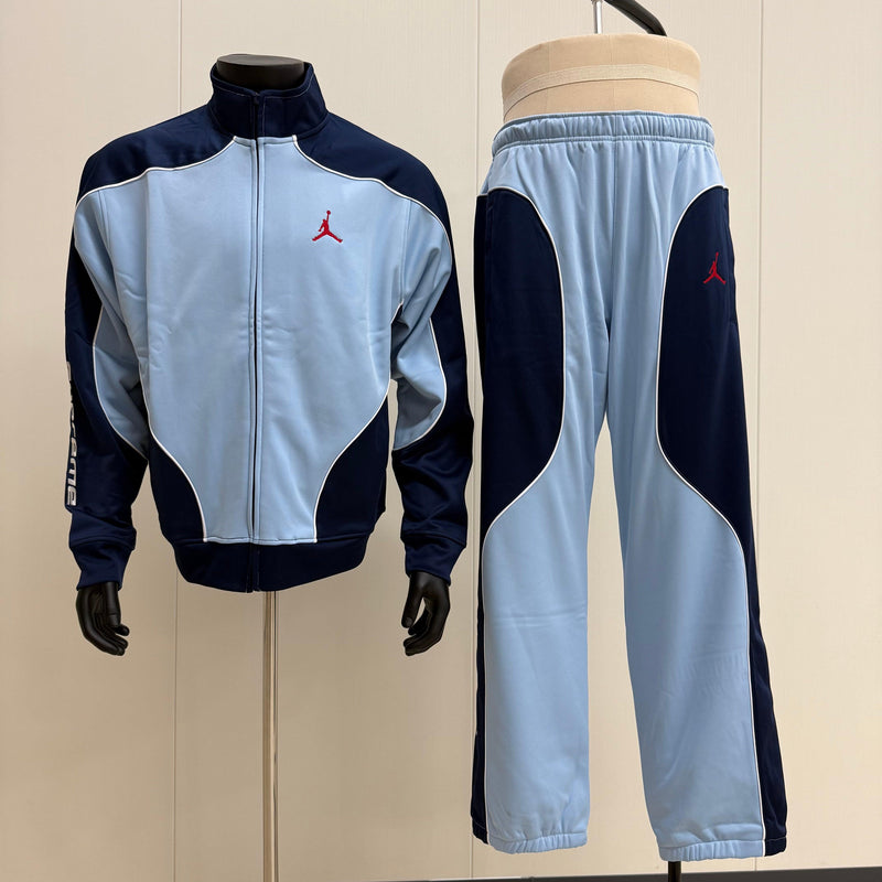 Conjunto Supreme x Jordan Tricot Track Blue