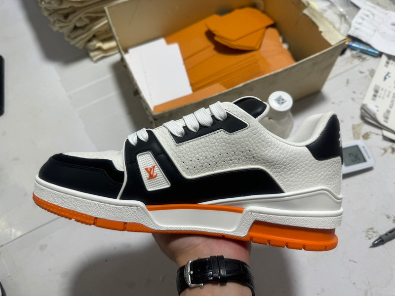 Louis Vuitton LV Trainer Low "Monogram Orange White"