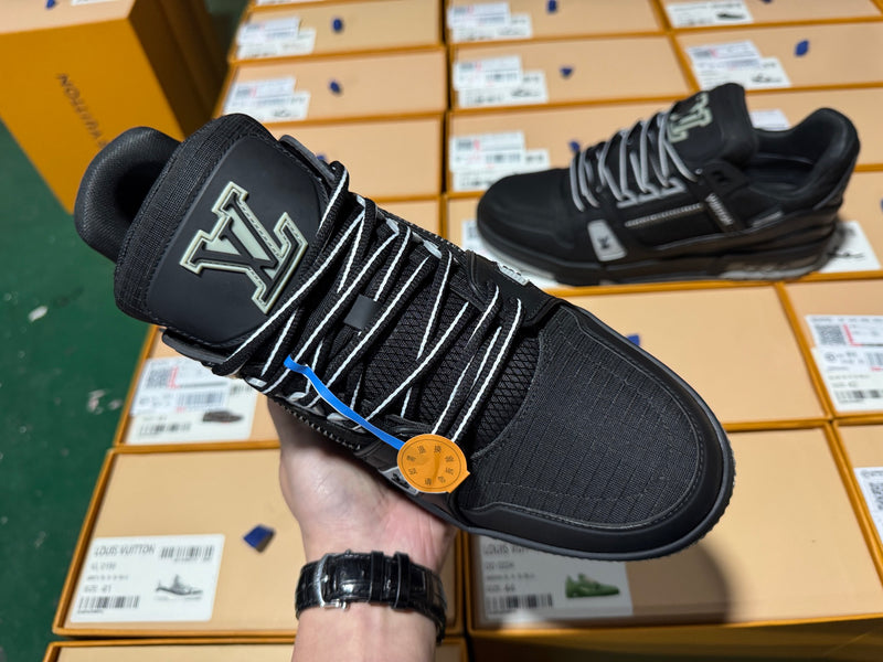 Louis Vuitton LV Trainer Low "Black Grey"