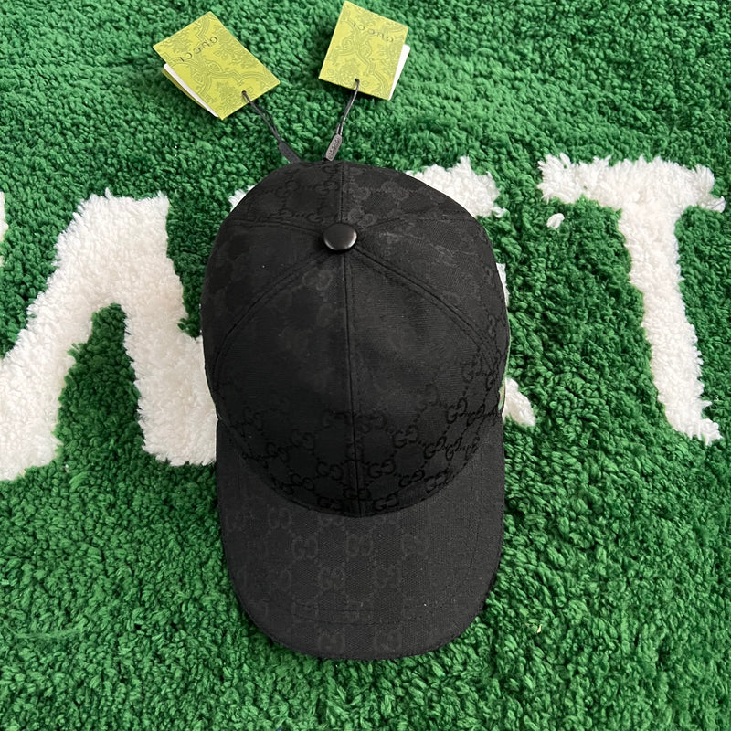 Boné Gucci Canvas GG Preto