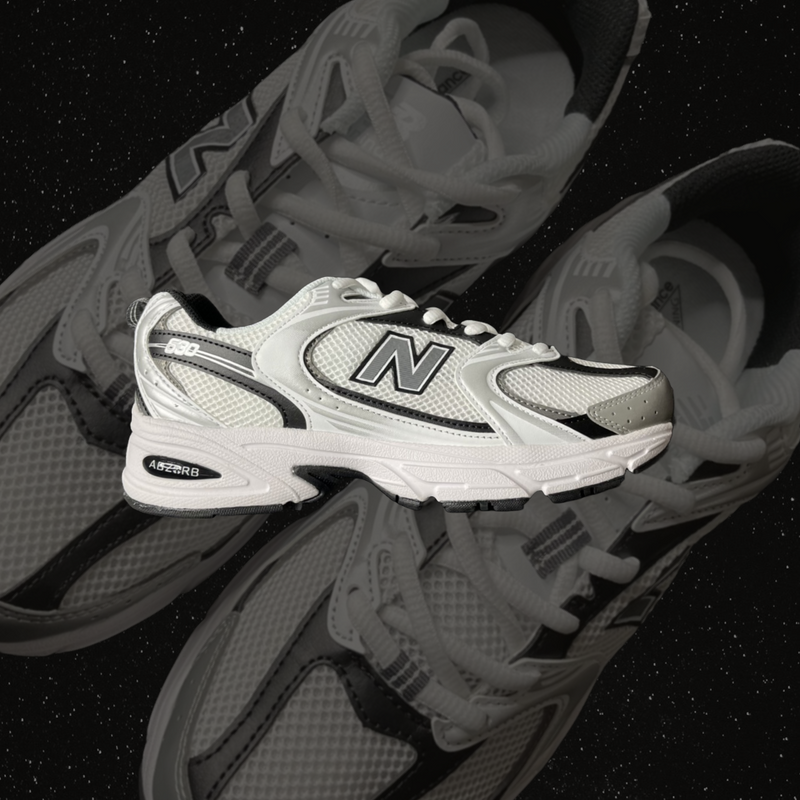 New Balance 530 "White Silver Metallic Black"