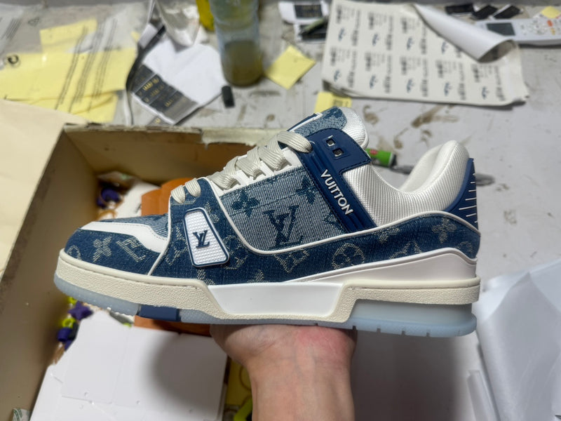 Louis Vuitton LV Trainer Low "Monogram Denim Blue"