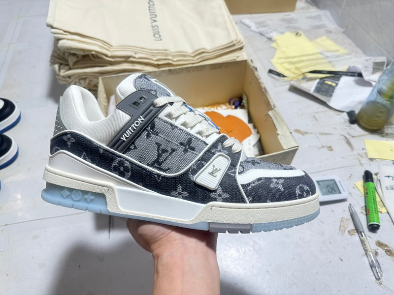 Louis Vuitton LV Trainer Low "Monogram Denim Grey"