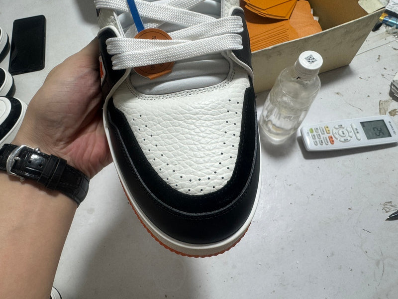 Louis Vuitton LV Trainer Low "Monogram Orange White"