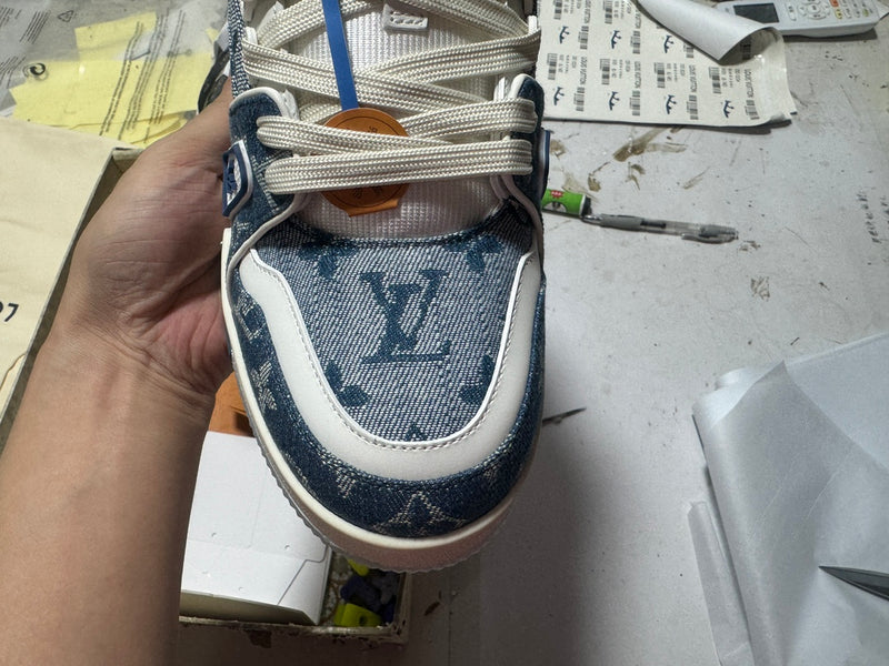 Louis Vuitton LV Trainer Low "Monogram Denim Blue"