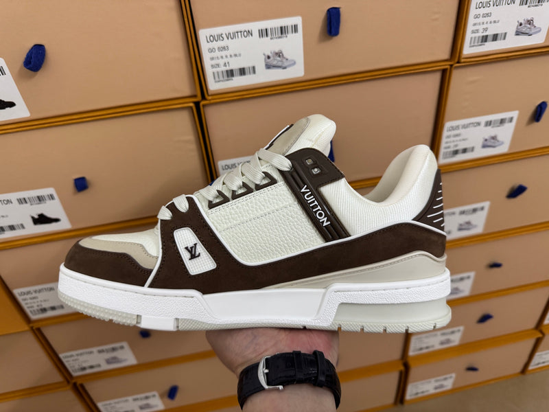 Louis Vuitton LV Trainer Low "Beige Brown"