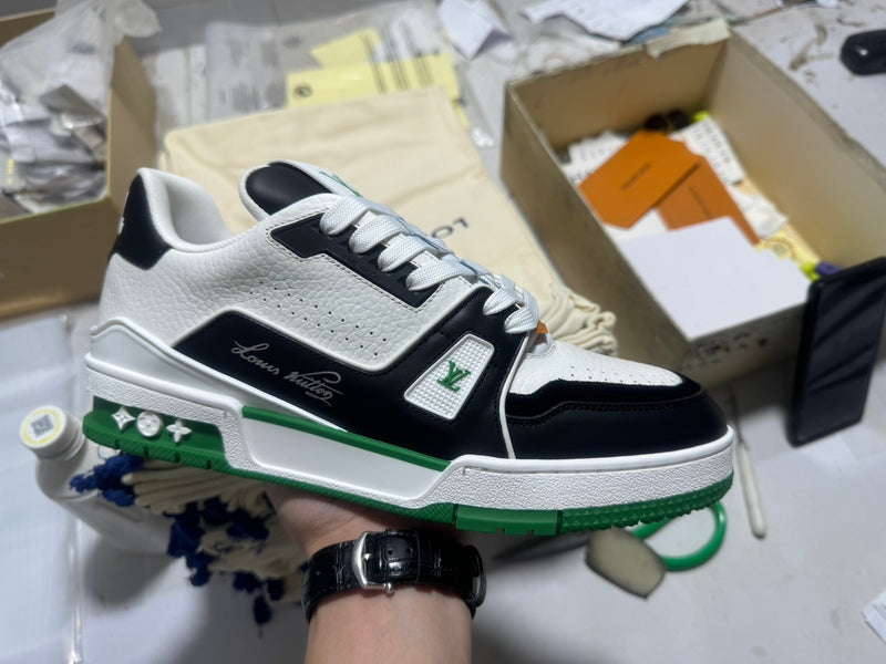 Louis Vuitton LV Trainer Low "Monogram Black Green"