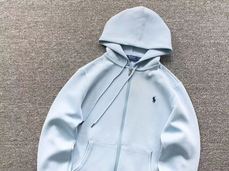 Blusa Ralph Lauren de Moletom Com Zíper