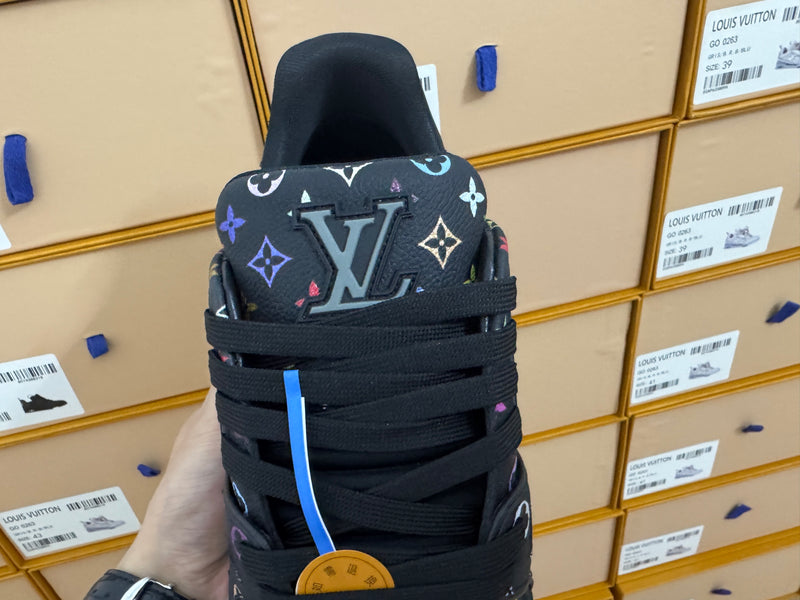 Takashi Murakami x Louis Vuitton LV Trainer Low "Black"