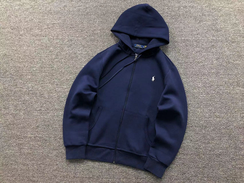 Blusa Ralph Lauren de Moletom Com Zíper