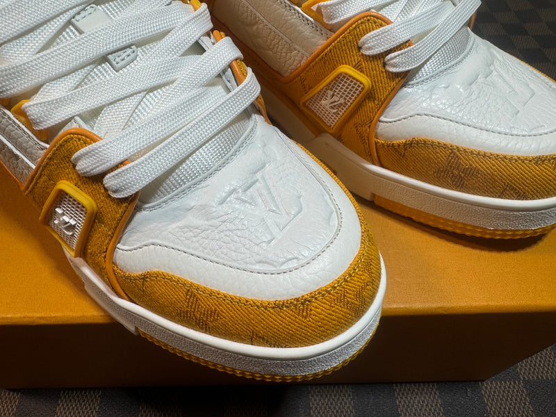 Louis Vuitton LV Trainer Low "White Yellow"