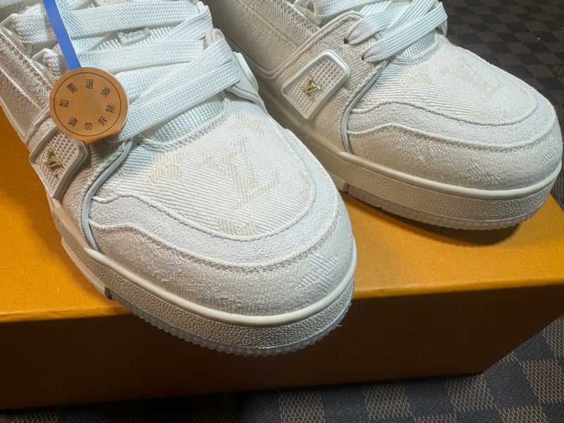 Louis Vuitton LV Trainer Low "Denim Beige"