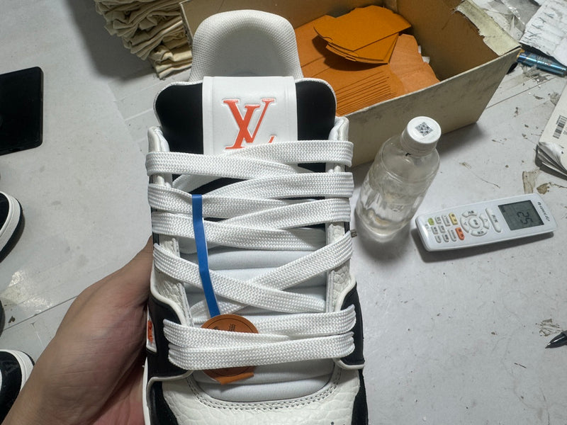 Louis Vuitton LV Trainer Low "Monogram Orange White"
